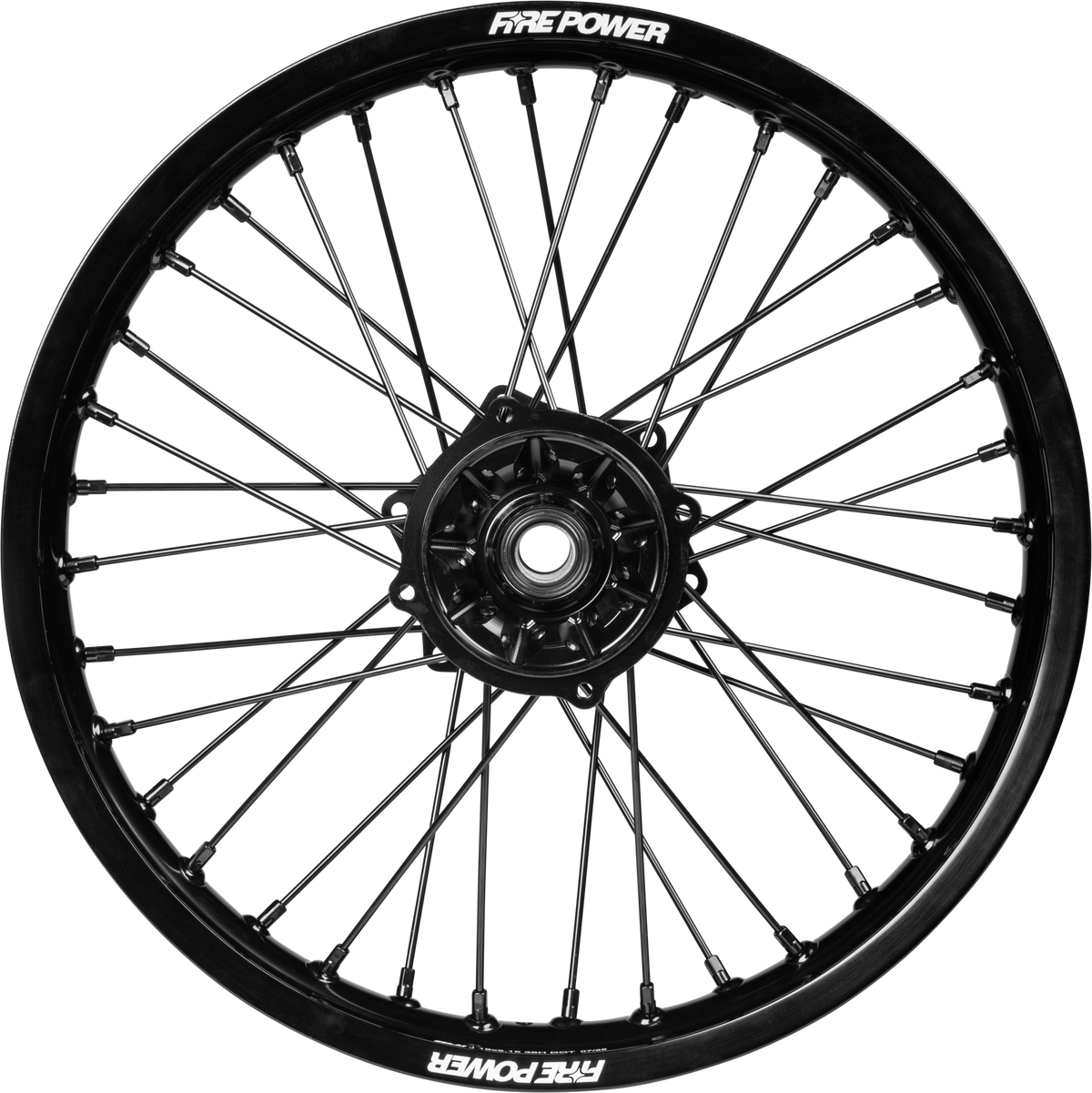 Fire Power Rear Wheel 2.15 X 19" Black KAW (568-6219-3232)