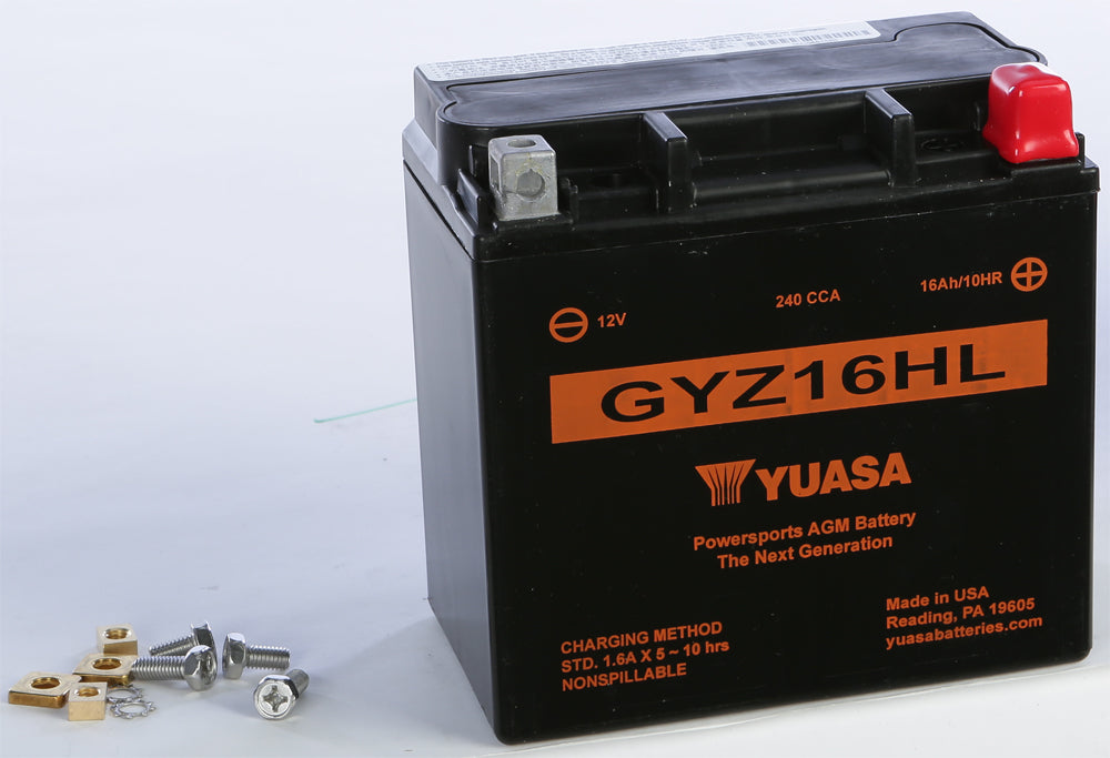 Yuasa Battery GYZ16HL Sealed Factory Activated (YUAM716GHL)