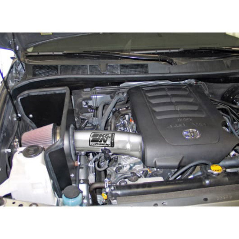 K&N 77-9035KP High Flow Performance Cold Air Intake — Fits 2010-2019 Toyota Tundra/Sequoia