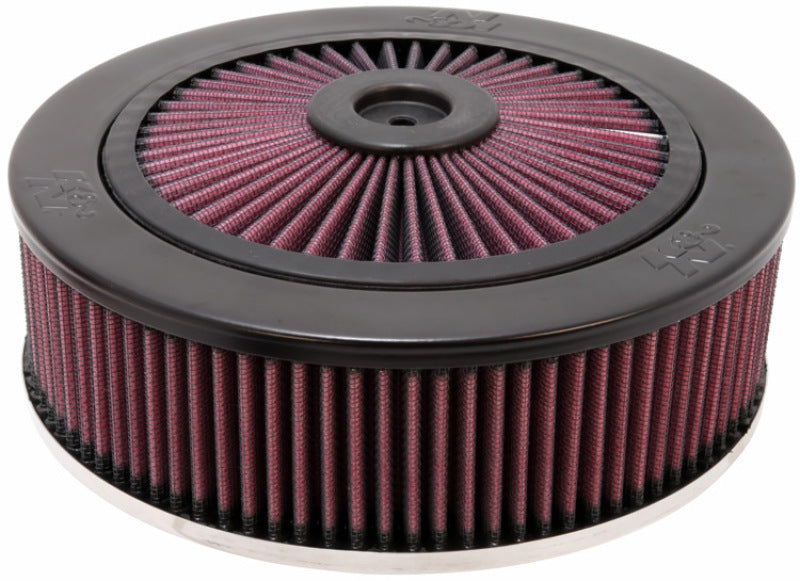 K&N X-Stream Top Air Filter Red 9in / 5.125in Neck Flange / 2.75in Height