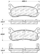 Cargar imagen en el visor de la galería, StopTech Performance 94-97/99-05 Miata w/ Normal Suspension Rear Brake Pads D636