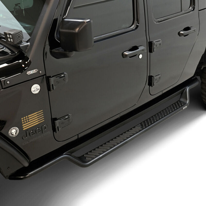 Westin 20-25 Jeep Gladiator Outlaw Drop Running Boards - Tex. Blk