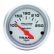 Cargar imagen en el visor de la galería, Autometer Ultra-Lite 52mm  100-250 Degree F Mechanical Transmission Temperature Gauge