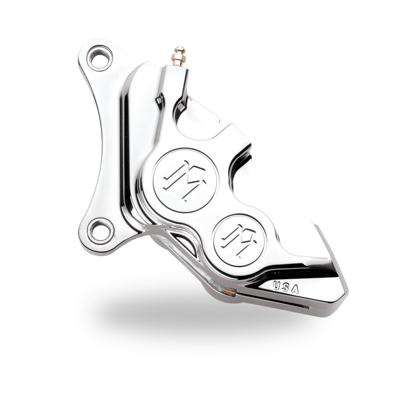 Performance Machine 137x4B Left Caliper — Fits 2000-2017 Harley-Davidson 11.5in Polished