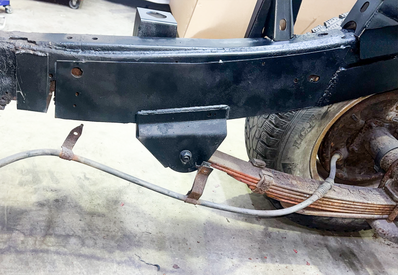 Rust Buster RB7503L Leaf Spring Mount - Left — Fits 2004-2012 Chevy Colorado & GMC Canyon