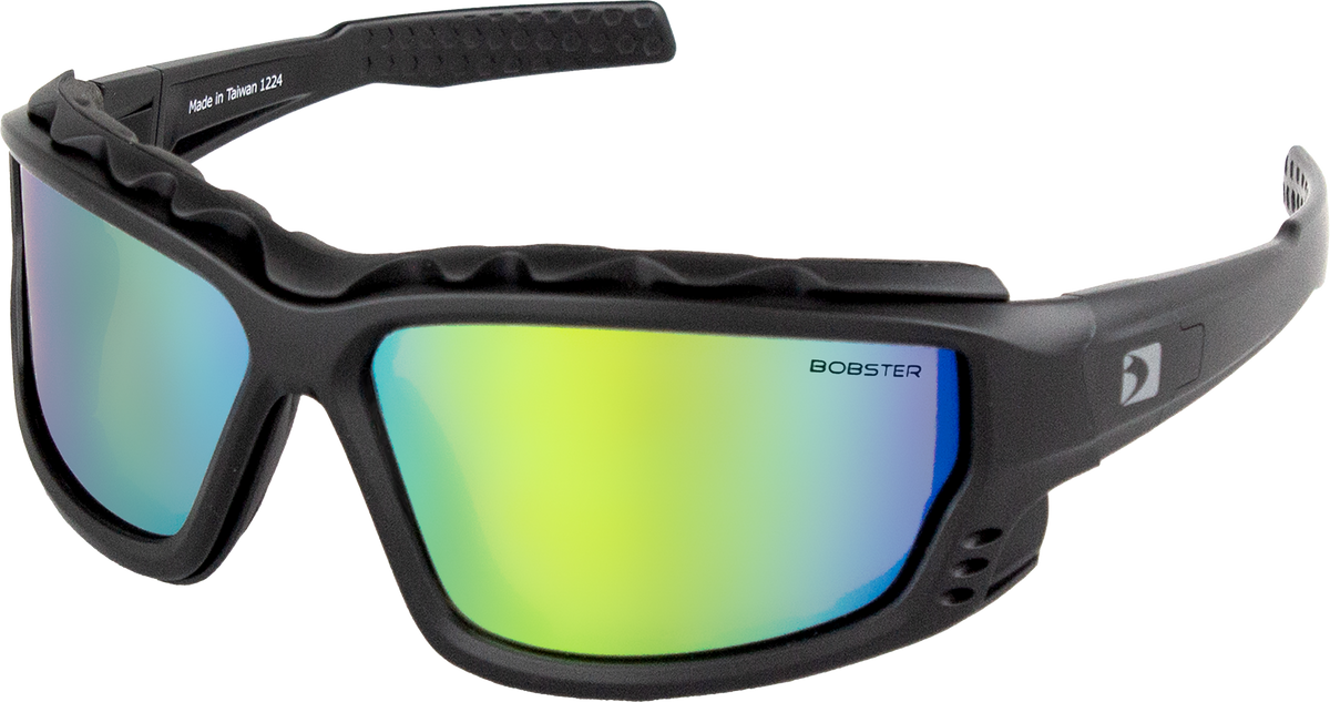 Bobster PCH Convertible Glasses BLK w/Brnz w/YLW Blue Mirror (BPCH001)
