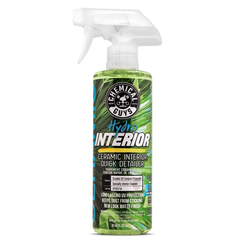Chemical Guys HydroInterior Ceramic Interior Quick Detailer 16oz — Universal Interior Surface Protection