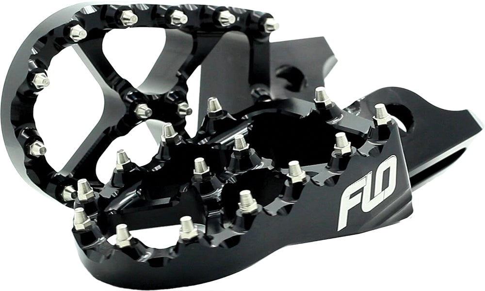 FLO Motorsports PRO Series Foot Pegs Black YAM (FPEG-793BLK)