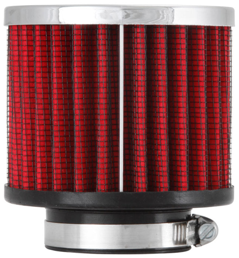 K&N 62-1460 Crankcase Vent Filter - 1.5in Flange ID x 3in OD x 2.5in H Chrome Top