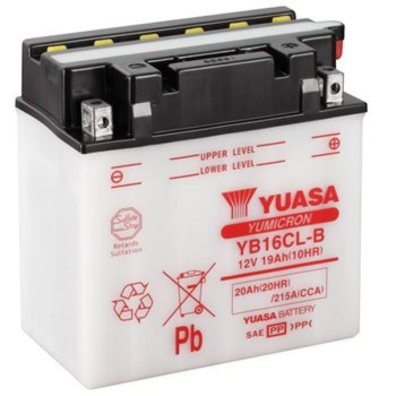 Batería Yuasa YB16CL-B Yumicron de 12 voltios