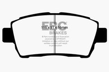 Cargar imagen en el visor de la galería, EBC 11-15 Scion IQ 1.3 Greenstuff Front Brake Pads