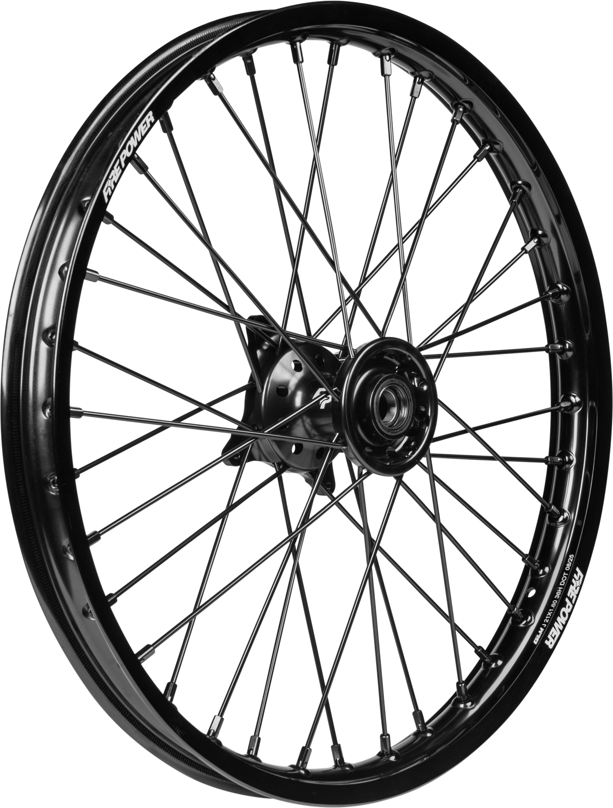 Fire Power Front Wheel 1.60 X 21" Black SUZ (568-7311-3434)