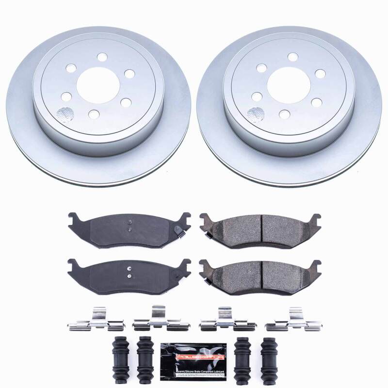 Power Stop 2003 Dodge Durango Rear Z23 Coated Brake Kit