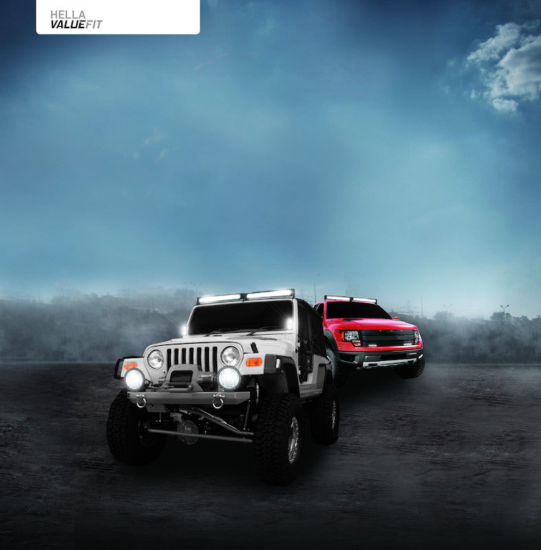 Hella Value Fit Sport 22in - 120W LED Light Bar - Dual Row Combo Beam