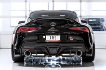 Cargar imagen en el visor de la galería, AWE 2020 Toyota Supra A90 Non-Resonated Touring Edition Exhaust - 5in Diamond Black Tips