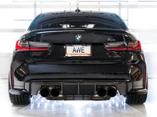 Cargar imagen en el visor de la galería, AWE Track Edition Catback Exhaust for BMW G8X M3/M4 - Diamond Black Tips