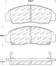 Cargar imagen en el visor de la galería, StopTech Street Touring 04-09 Acura TSX / 09 Accord V6 Coupe ONLY Front Brake Pads