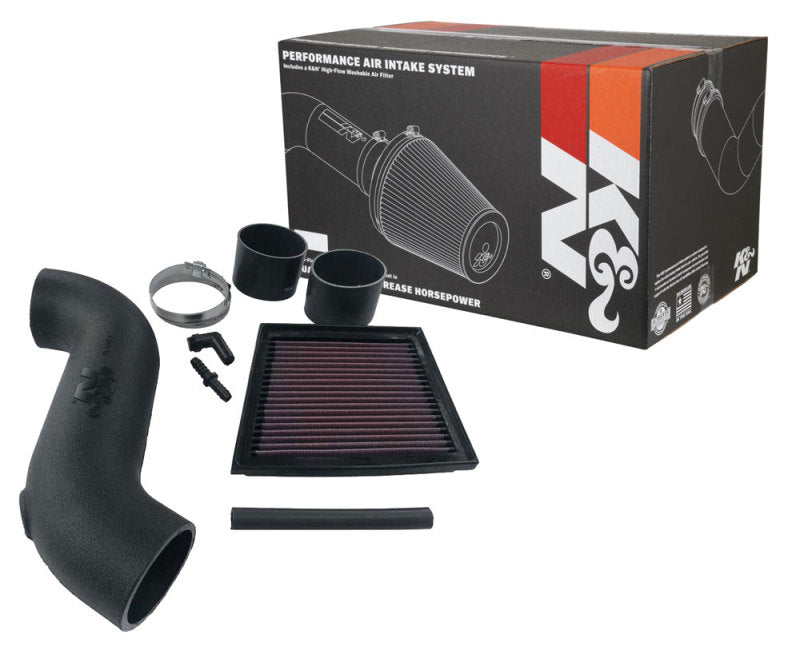 K&N 57-0690 Performance Air Intake System — Fits 13-17 Ford Fiesta ST 1.6L (Intl Only)