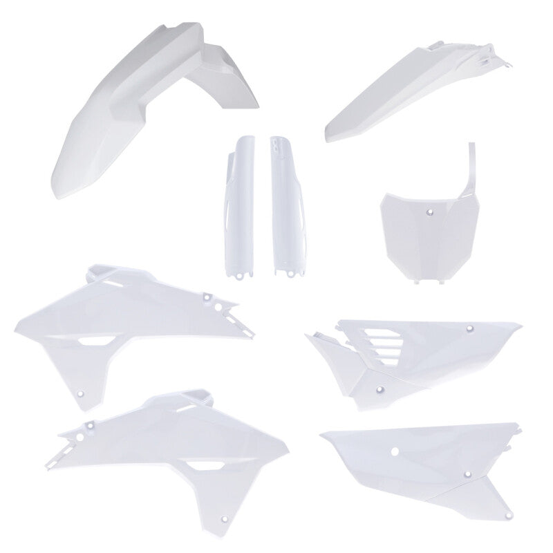 Acerbis 2027 Yamaha YZ450F Full Plastic Kit - White (2988710002)