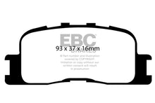 Cargar imagen en el visor de la galería, EBC 02-03 Lexus ES300 3.0 Greenstuff Rear Brake Pads