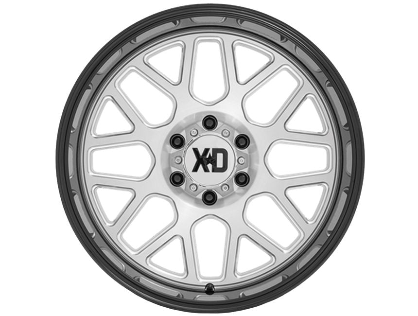 XD XD849 22X10 8X6.5 BRUSH-MILL BLK-LP -18MM