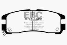 Cargar imagen en el visor de la galería, EBC 95-99 Chrysler Sebring Coupe 2.0 Greenstuff Rear Brake Pads