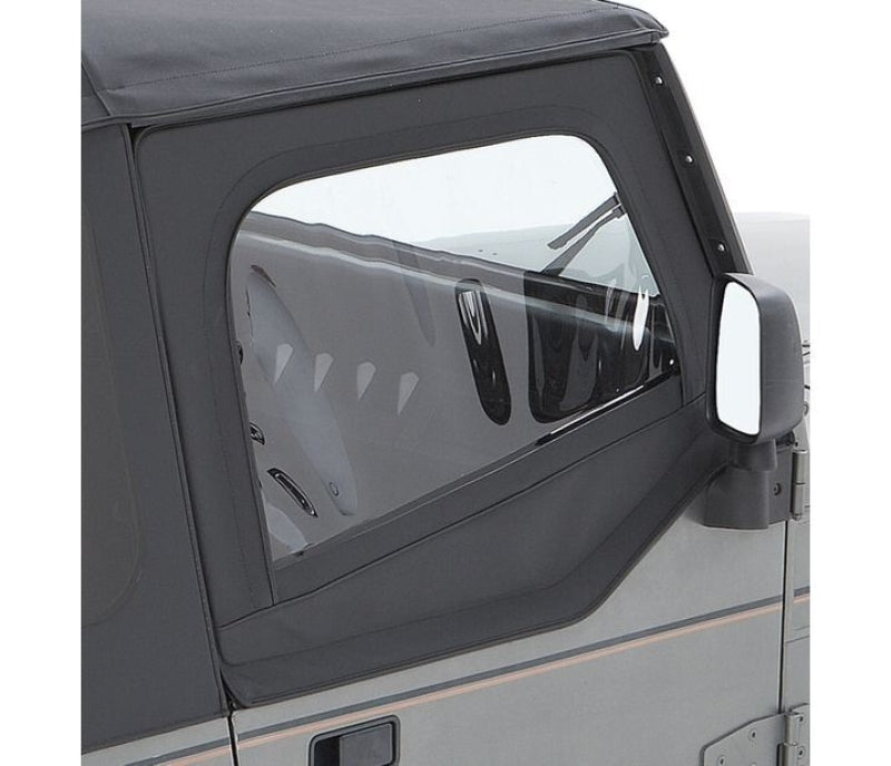 Bestop Upper Fabric Doors - Black Denim