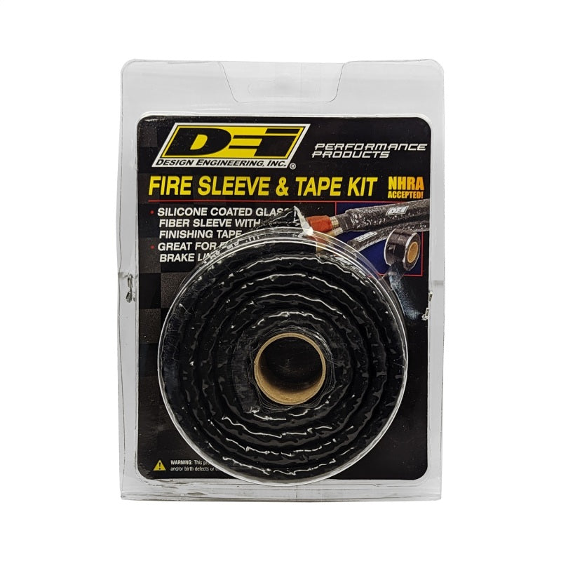 DEI Fire Sleeve and Tape Kit 5/8in I.D. x 3ft