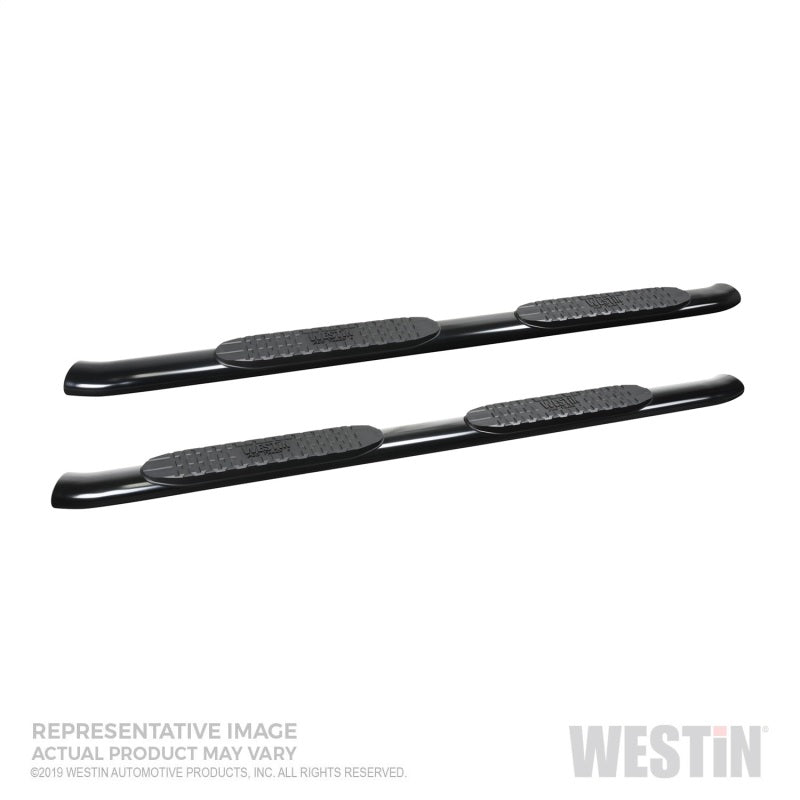 Westin PRO TRAXX 4 Oval Nerf Step Bars — Fits 2019-2024 Chevy Silverado/GMC Sierra 1500 Double Cab