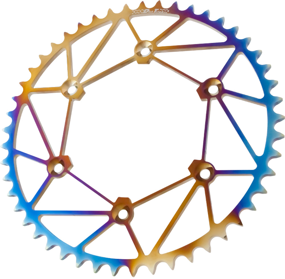 Dirt Tricks Rear Sprocket Chromoly STL/ZIR 47T-428 Chromatic KTM/Husq (KTM85-47-Z-C)