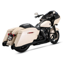 Load image into Gallery viewer, Vance &amp; Hines HD Dresser Duals 17-22 HDr/Heatshield Black PCX Header Exhaust