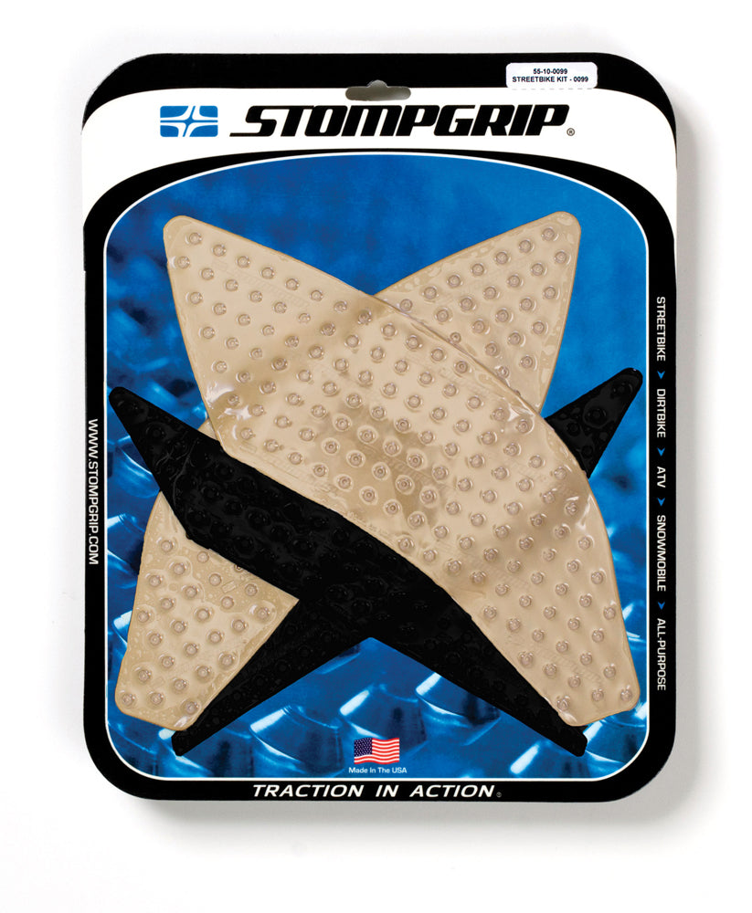 Stompgrip Tank PAD KIT Volcano Clear/Black (55-10-0099H)