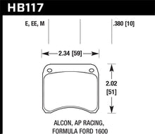 Load image into Gallery viewer, Hawk AP Racing CP3696 Blue 9012 Race Brake Pads