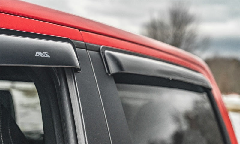 Deflectores de ventana de montaje exterior AVS 02-06 Cadillac Escalade EXT Ventvisor, 4 piezas, color humo