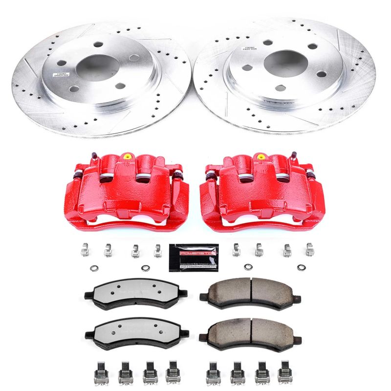 Power Stop Z36 Truck & Tow Front Brake Kit w/Calipers — Fits 2019-2021 Ram 1500 Classic