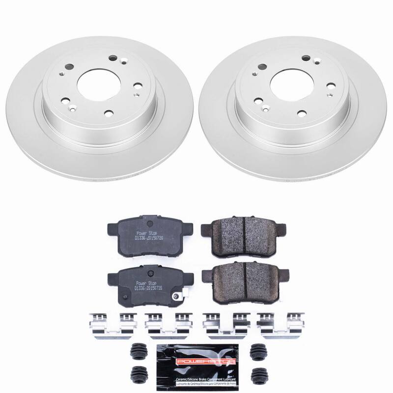 Power Stop 09-10 Acura TSX Rear Z23 Coated Brake Kit