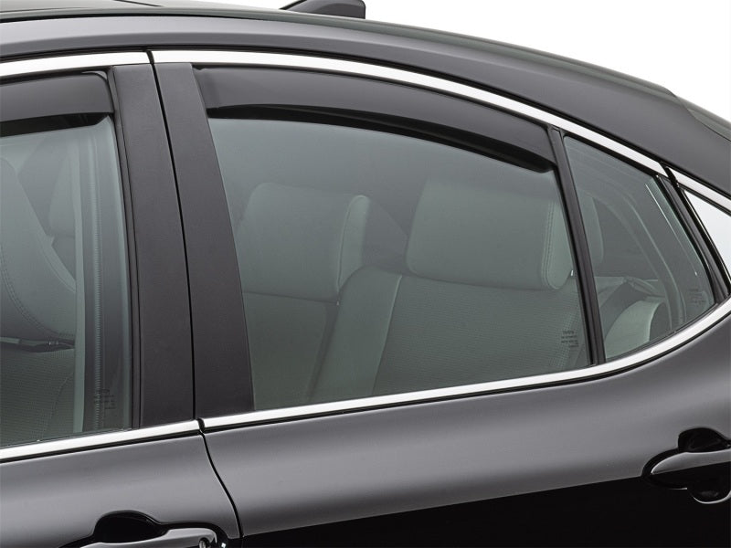 WeatherTech 12-16 Subaru Impreza/16-17 Subaru Crosstrek Rear Side Window Deflectors - Matte Black