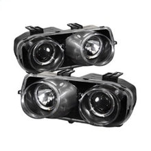 Cargar imagen en el visor de la galería, Faros delanteros de proyector LED Halo Spyder Acura Integra 94-97 - Negro Alto H1 Bajo 9006 PRO-YD-AI94-HL-BK