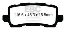 Cargar imagen en el visor de la galería, EBC 13+ Acura RLX 3.5 Greenstuff Rear Brake Pads