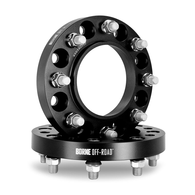 Mishimoto Wheel Spacers 8x180 124.1 25 M14 Black (BNWS-009-250BK)