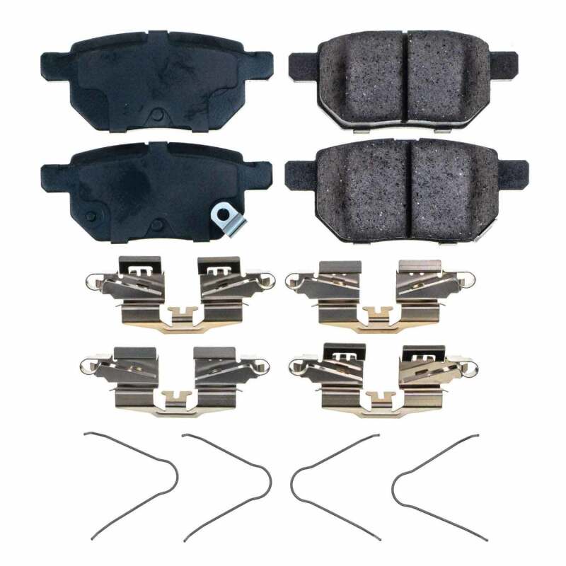 Power Stop 2021 Toyota Prius Rear Z17 Evo Ceramic Brake Pads w/Hardware