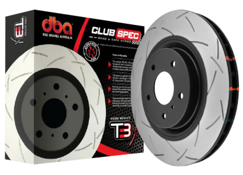 Rotor delantero ranurado serie 4000 DBA 2020+ Chevrolet Corvette C8 J55 Z51