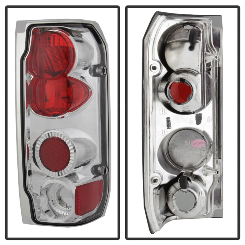 Luces traseras de estilo europeo Spyder Ford F150 87-96/Ford Bronco 88-96 cromadas ALT-YD-FF15089-C