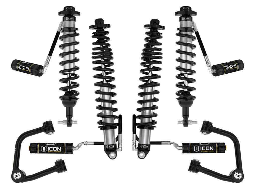 ICON Stage 4 Suspension System Tubular 3-4in Lift — Fits 2021-2022 Ford Bronco Non-Sasquatch