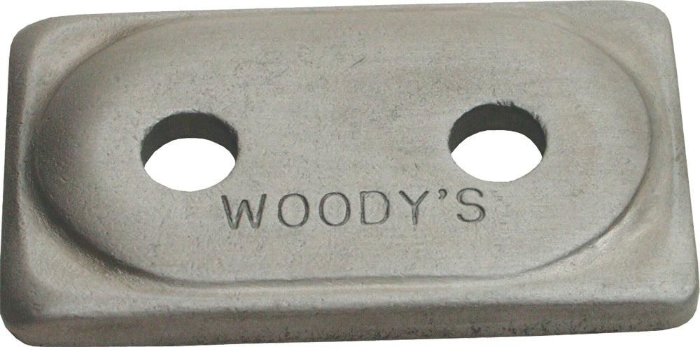 Woodys Digger Support Plates Double ALUM. 5/16" 500/PK (ADD2-3775-D)
