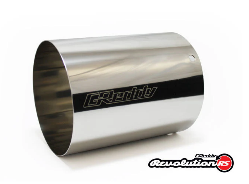 GReddy SS Tip (115mm Dia/120mm Length) for Universal 3in Revolution RS Muffler