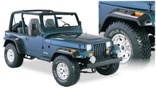 Cargar imagen en el visor de la galería, Bushwacker 87-95 Jeep Wrangler Cutout Style Flares 4pc Cutting Optional Not Renegade - Black