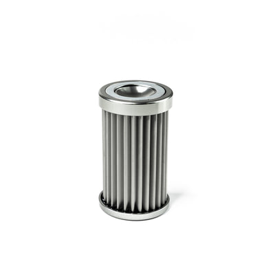 DeatschWerks 110mm Housing Fuel Filter Element 5 Micron Stainless Steel — Universal Replacement
