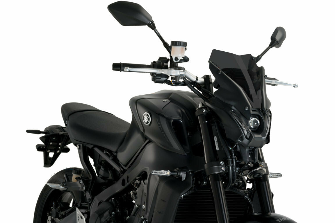 PUIG Windscreen Naked NEW GEN Sport Dark Smoke YAM (20644F)