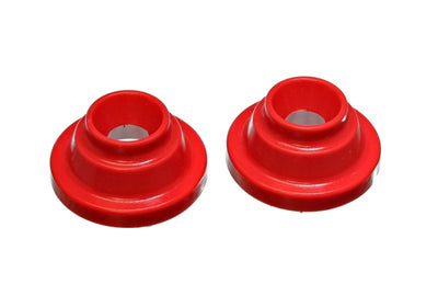 Energy Suspension Hyper-Flex Rear Coil Spring Isolator Set Red — Fits 1999-2006 Volkswagen Golf/Jetta